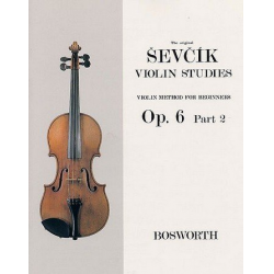 Violinschule für Anfänger op.6,2 -Otakar Sevcik