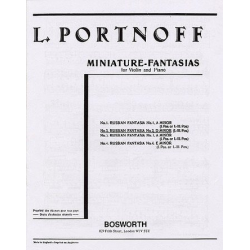 Russische Fantasie d-Moll Nr.2 für Violine und Klavier -Leo Portnoff