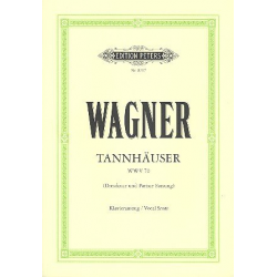 Tannhäuser : Klavierauszug -Richard Wagner