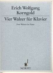 4 Walzer : für Klavier -Erich Wolfgang Korngold