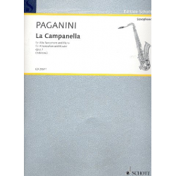 La campanella op.7 : für Altsaxophon -Niccolo Paganini / Arr.Raaf Hekkema