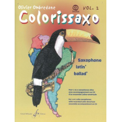 Colorissaxo Band 2 (+CD) : für 1-2 Altsaxophone -Olivier Ombredane