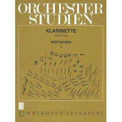 Orchesterstudien Klarinette -Ludwig van Beethoven / Arr.Istvan Szuecs