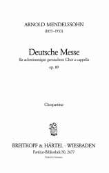 Deutsche Messe op.89 : -Arnold Ludwig Mendelssohn