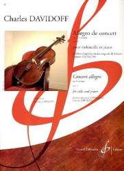 Allegro de concert en la mineur op.11 : - Charles Davidoff
