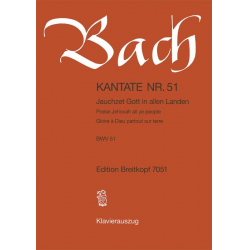 Jauchzet Gott in allen Landen : - Johann Sebastian Bach / Arr. Günter Raphael