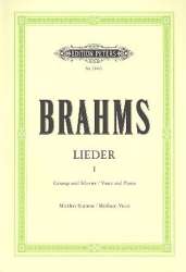 Lieder Band 1 : für mittlere -Johannes Brahms