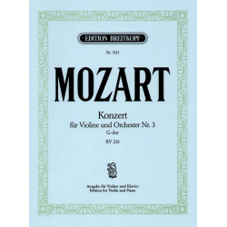 Konzert G-Dur Nr.3 KV216 -Wolfgang Amadeus Mozart / Arr.Wilhelm Weismann