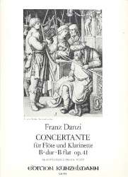 Concertante op.41 für Flöte, - Franz Danzi