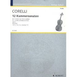 12 Kammersonaten op.2 Band 3 : -Arcangelo Corelli