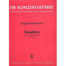 Sonatine nach japanischen -Siegfried Behrend