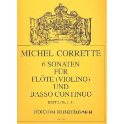 6 Sonaten op.13 Band 1 (Nr.1-3) : -Michel Corrette