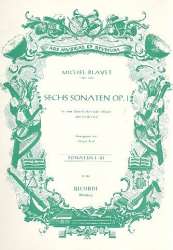 6 Sonaten Band 1 (Nr.1-3) : für 2 Flöten -Michel Blavet