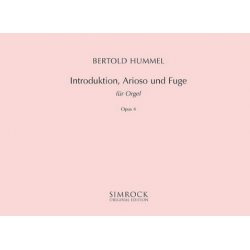 Introduktion, Arioso und Fuge op.4 : -Bertold Hummel