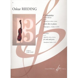 Concerto mi mineur op.35 : -Oskar Rieding