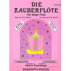 Die Zauberflöte für Blockflötengruppen -Wolfgang Amadeus Mozart / Arr.Albrecht Rosenstengel