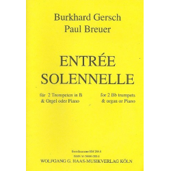 Entrée solennelle : für 2 Trompeten - Paul Breuer