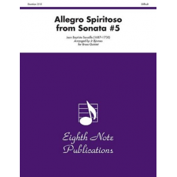 Allegro Spiritoso from Sonata #5 -Jean-Baptiste Senaillé / Arr.Bill Bjornes Jr