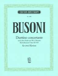 Duettino concertante nach Mozart : -Ferruccio Busoni