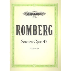 Sonaten op.43 : für 2 Violoncelli -Bernhard Romberg