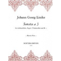 Sonata à 3 : für Altblockflöte, -Johann Georg Linike