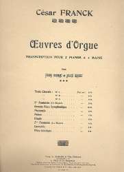 Fantaisie no.1 pour orgue : pour 2 pianos -César Franck