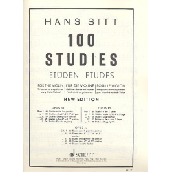 100 Studies op.32 vol.3 : 20 Studies -Hans Sitt