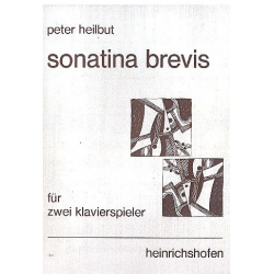 Sonatina brevis : für 2 Klavierspieler -Peter Heilbut