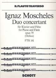 Duo concertant op.79 : für Flöte -Ignaz Moscheles