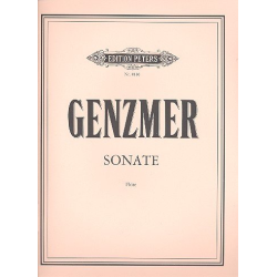 Sonate : für Flöte solo -Harald Genzmer