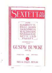 Sextett As-Dur op.19 : für Klarinette, - Gustav Bumcke