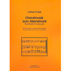 Choralmusik zum Abendmahl : -Lothar Graap