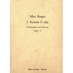 Sonate F-dur op.78 : für -Max Reger