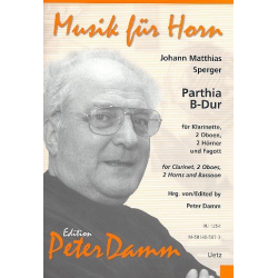 Parthia B-Dur : für Klarinette, 2 Oboen, -Johann Mathias Sperger