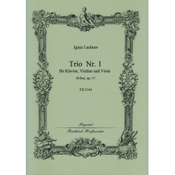 Trio B-Dur op.37,1 : für Klavier, Violine, -Ignatz Lachner