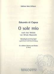O sole mio : für mittlere Stimme und Klavier (dt/it/en) -Eduardo Di Capua