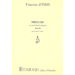 Prelude mi bémol mineur op.66 : pour orgue -Vincent d'Indy
