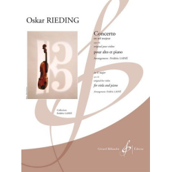 Concerto en sol majeur op.36 : pour alto -Oskar Rieding