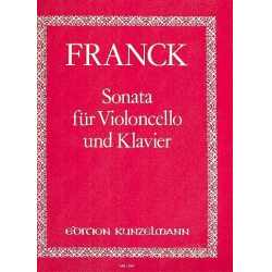 Sonate : für Violoncello und Klavier -César Franck
