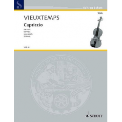 Capriccio op.posthum : für Viola solo -Henri Vieuxtemps