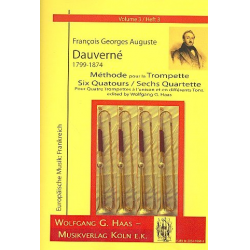6 Quatuors : pour 4 trompettes -Francois Georges Auguste Dauverne