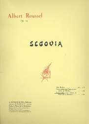 Segovia op.29 : für Violine und Klavier -Albert Roussel