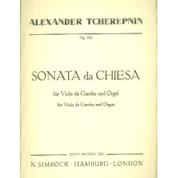 Sonata da chiesa op.101 : -Alexander Tcherepnin / Tscherepnin
