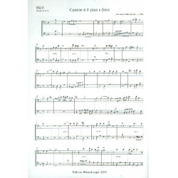 Canzon pian e forte : -Giovanni Battista Grillo