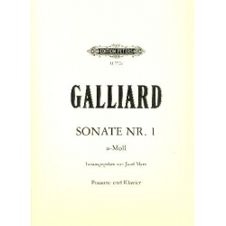 Sonata a-Moll Nr.1 : -Johann Ernst Galliard