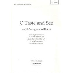 O taste and see : for female chorus -Ralph Vaughan Williams
