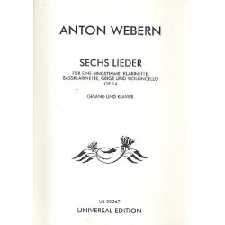6 Lieder op.14 : -Anton von Webern