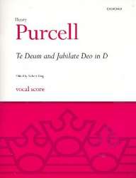 Te Deum  and  Jubilate Deo in D : for soloists, -Henry Purcell