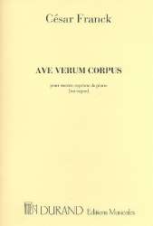 Ave verum corpus : pour mezzo-soprano -César Franck