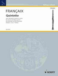 Quintett : für Klarinette und -Jean Francaix